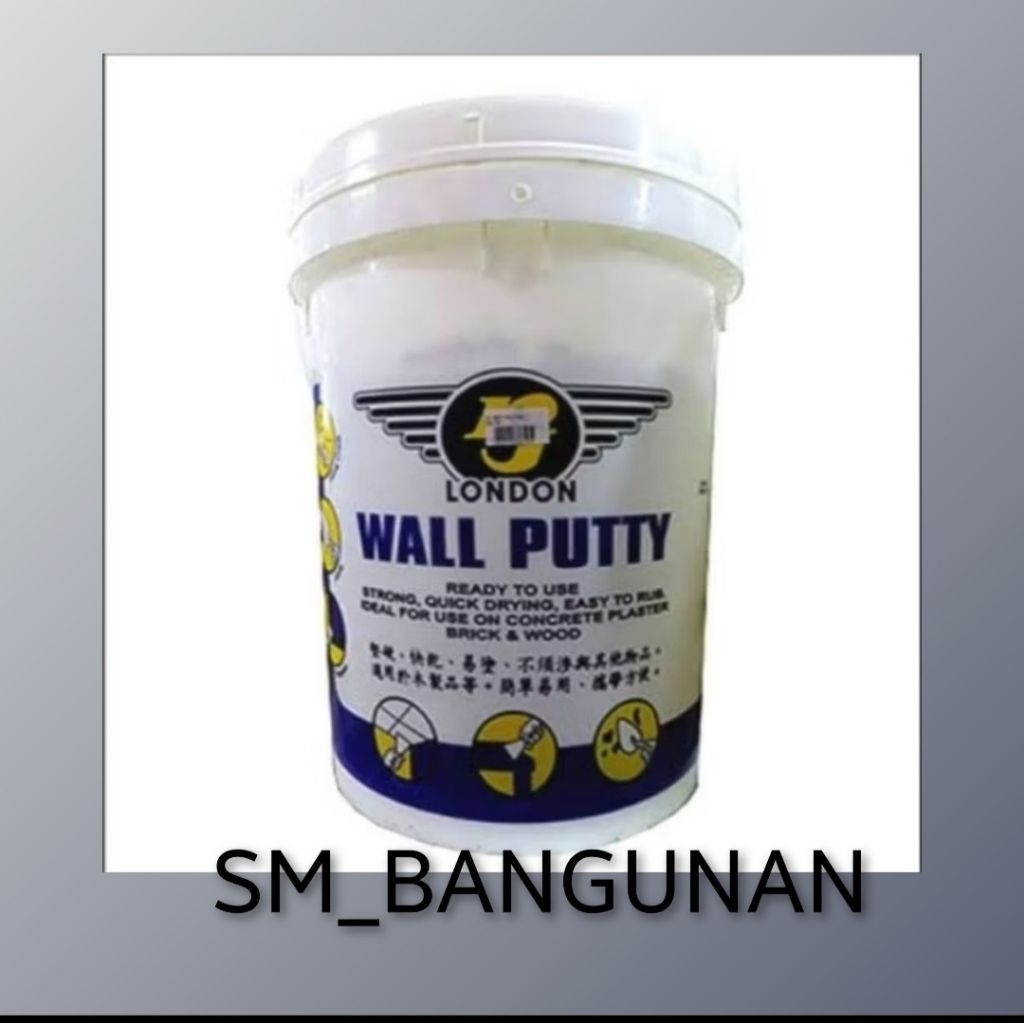 Plamir Dempul Wall Putty RJ london UKURAN 25KG