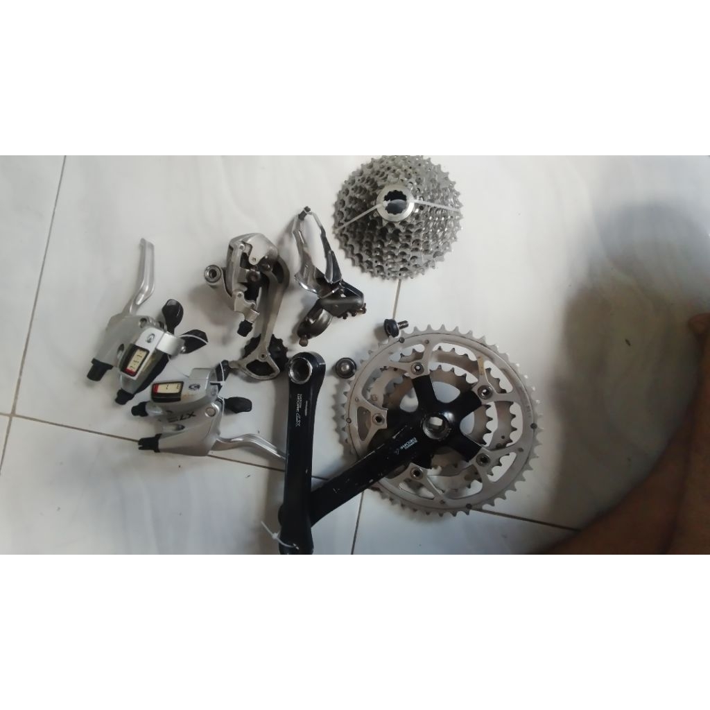wheelset mavic hub sora & groupset shimano deore lx 9 speed