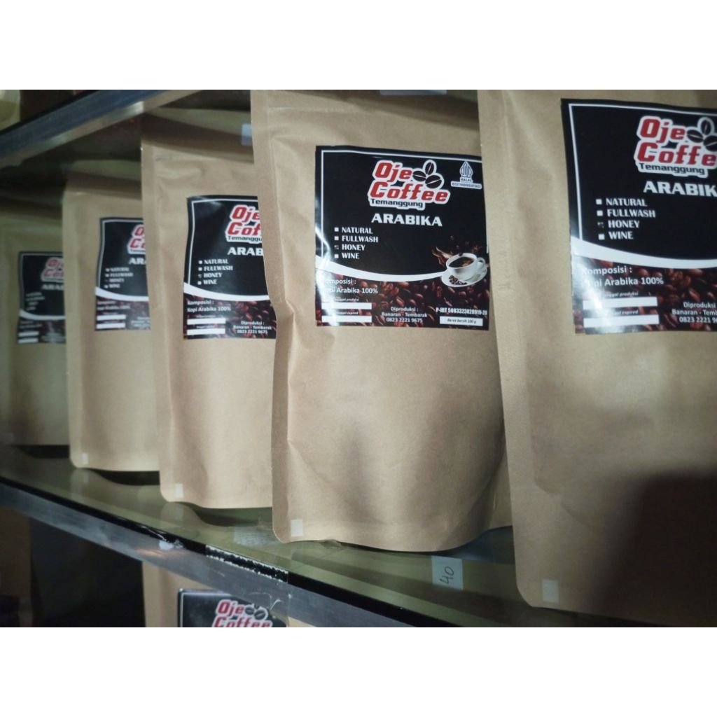 Kopi bubuk Arabika asli Temanggung