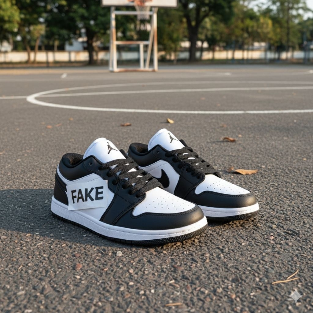 FKSNKRS AJ1 Low Homage Bw