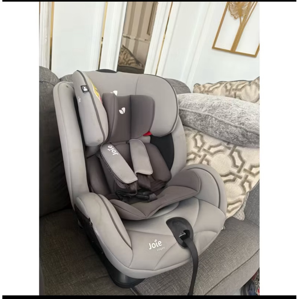 carseat joie every stage grey preloved