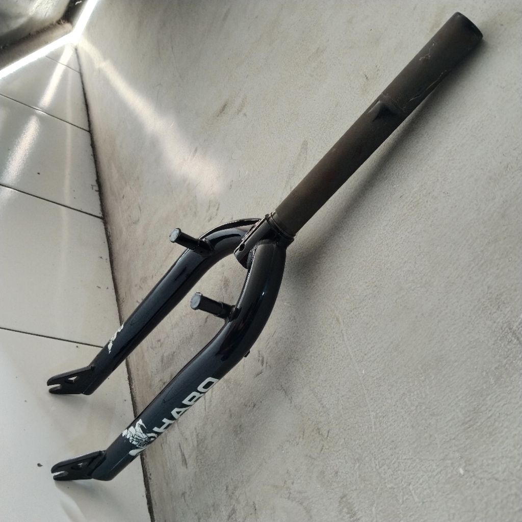 Fork sepeda bmx 20inch hitam oversize 28.6