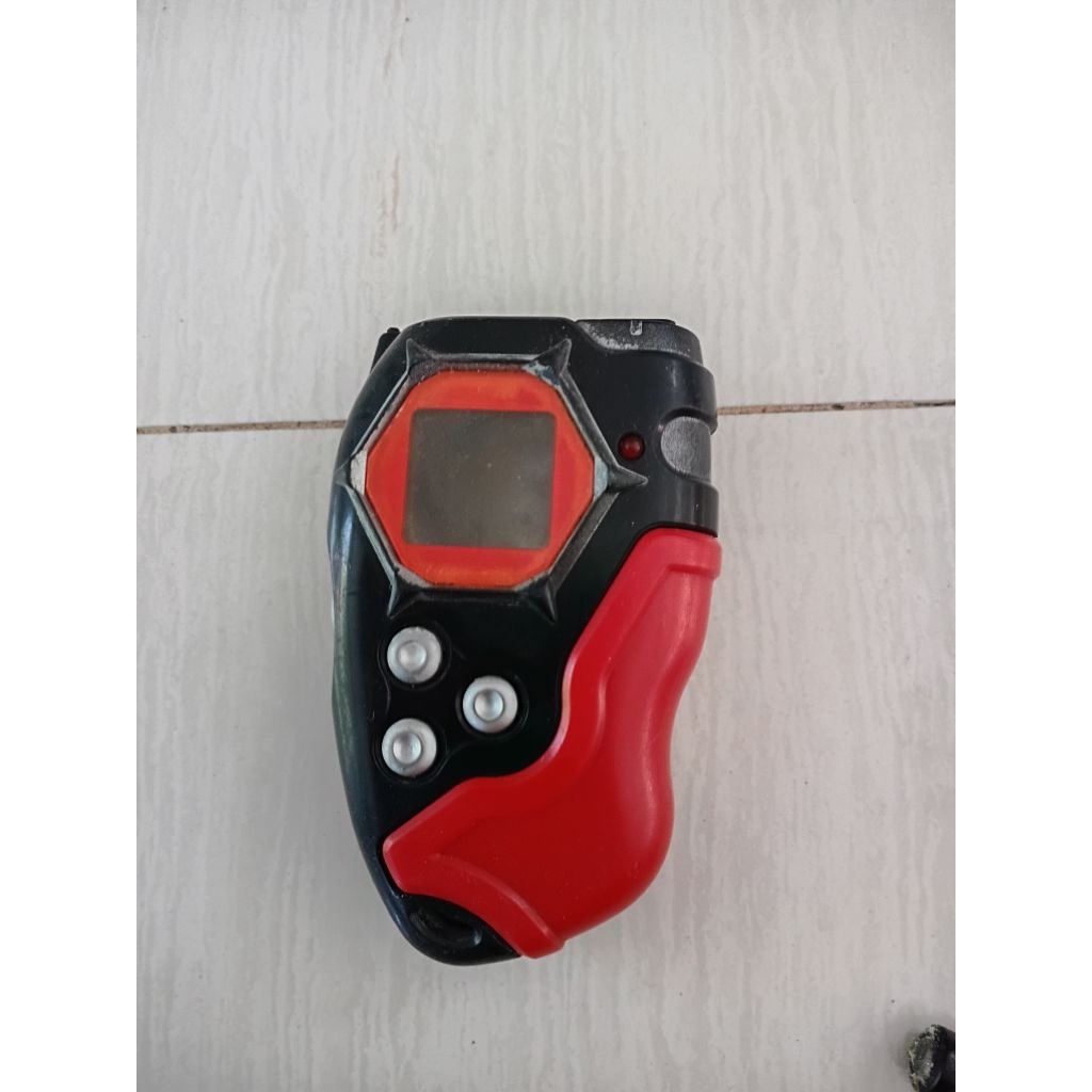 digivice BANDAI original d tector d scanner ver 1 red merah second preloved mati total