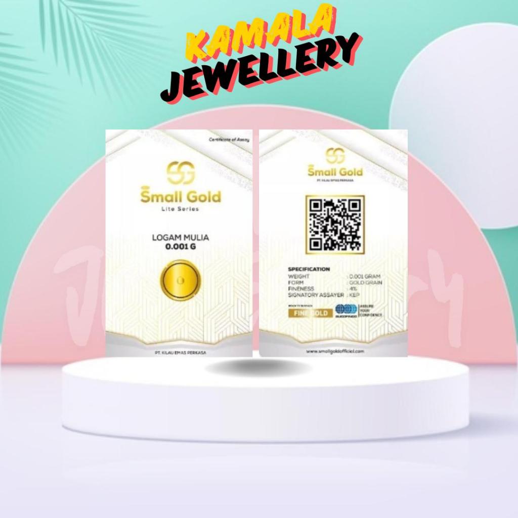 KJ-G01 KAMALA JEWELLERY GOLD Emas Mini 0.001 gram grm Small Gold Logam Mulia Asli Minigold Mini Gold