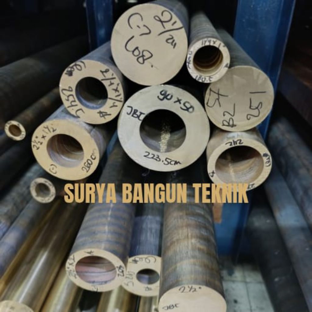 Hollow bronze OD 38mm ID 18mm x 500mm