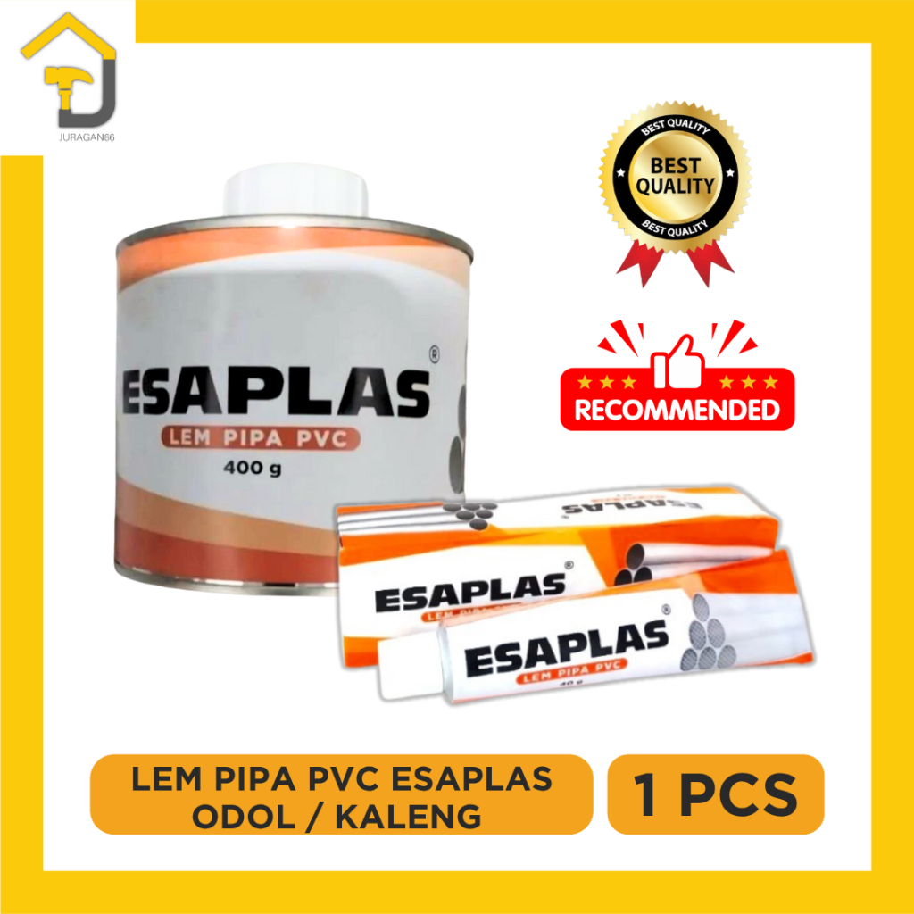 Lem Pipa PVC Esarplas Kaleng / Lem Pipa Kaleng Esaplas / Lem Pipa Pvc / Lem Pralon / Lem PVC 400 gr