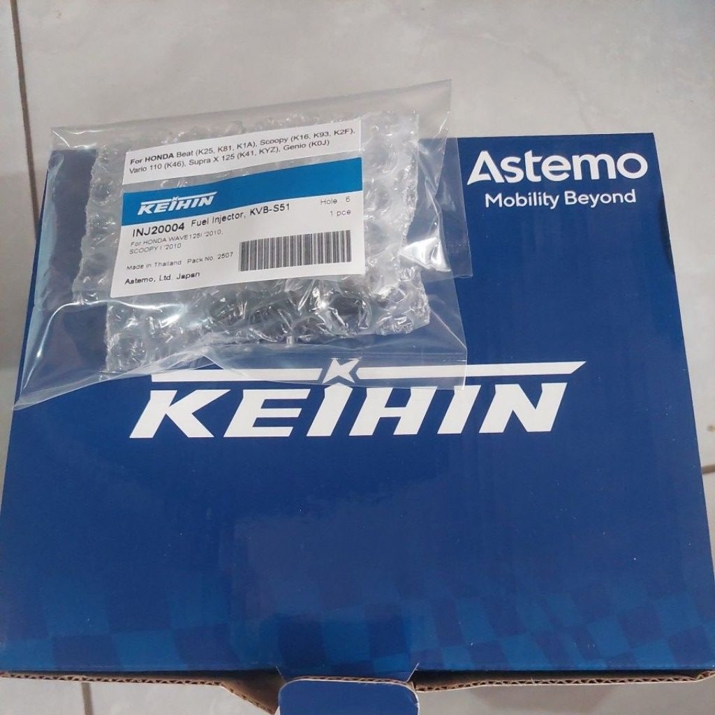 INJECOR INJEKTOR HONDA BEAT F1 BEAT LED SCOPPPY GENIO SUPRA X125 F1 VARIO 110 LED ASLI ORIGINAL KEIH