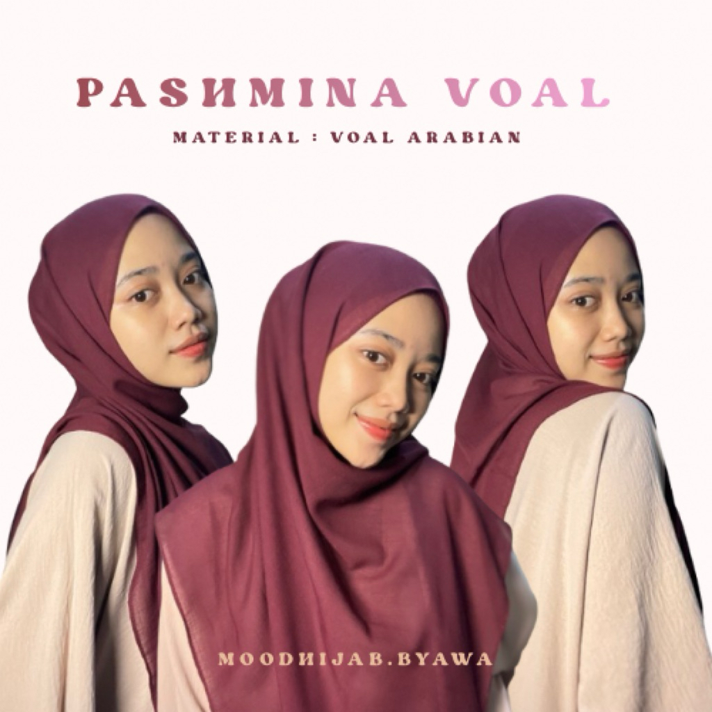 moodhijab-pashmina voal arabian | pashmina voal premium | jahit gulung kecil
