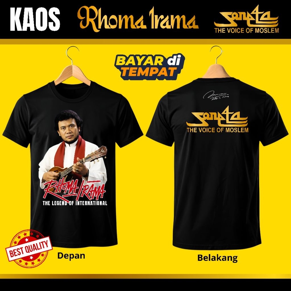 KAOS RHOMA IRAMA DAN SONETA