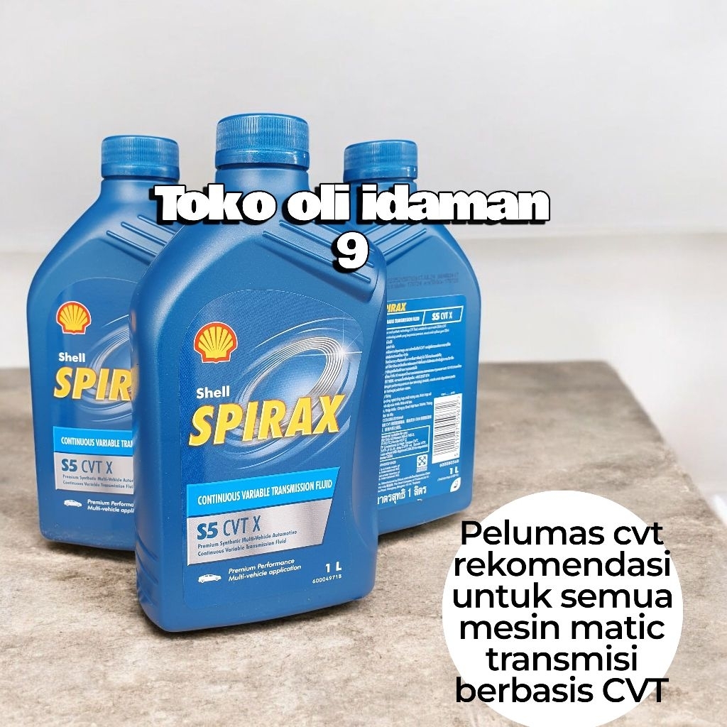 OLI MATIC CVT MERK SHELL UNTUK MOBIL NISSAN NS-2 / NS-3 KEMASAN 1 LITER