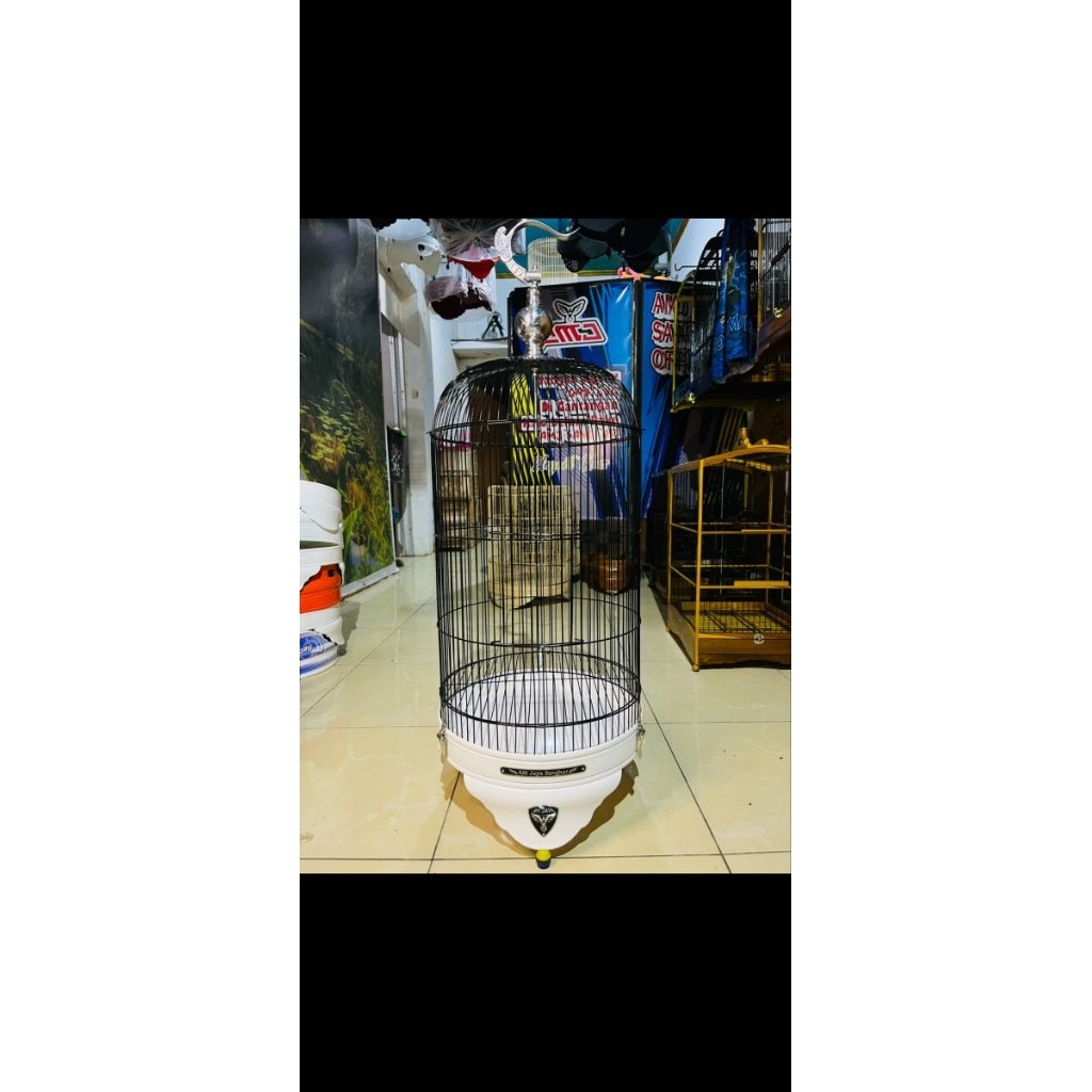Sangkar Lovebird AM JAYA Pion Stainless