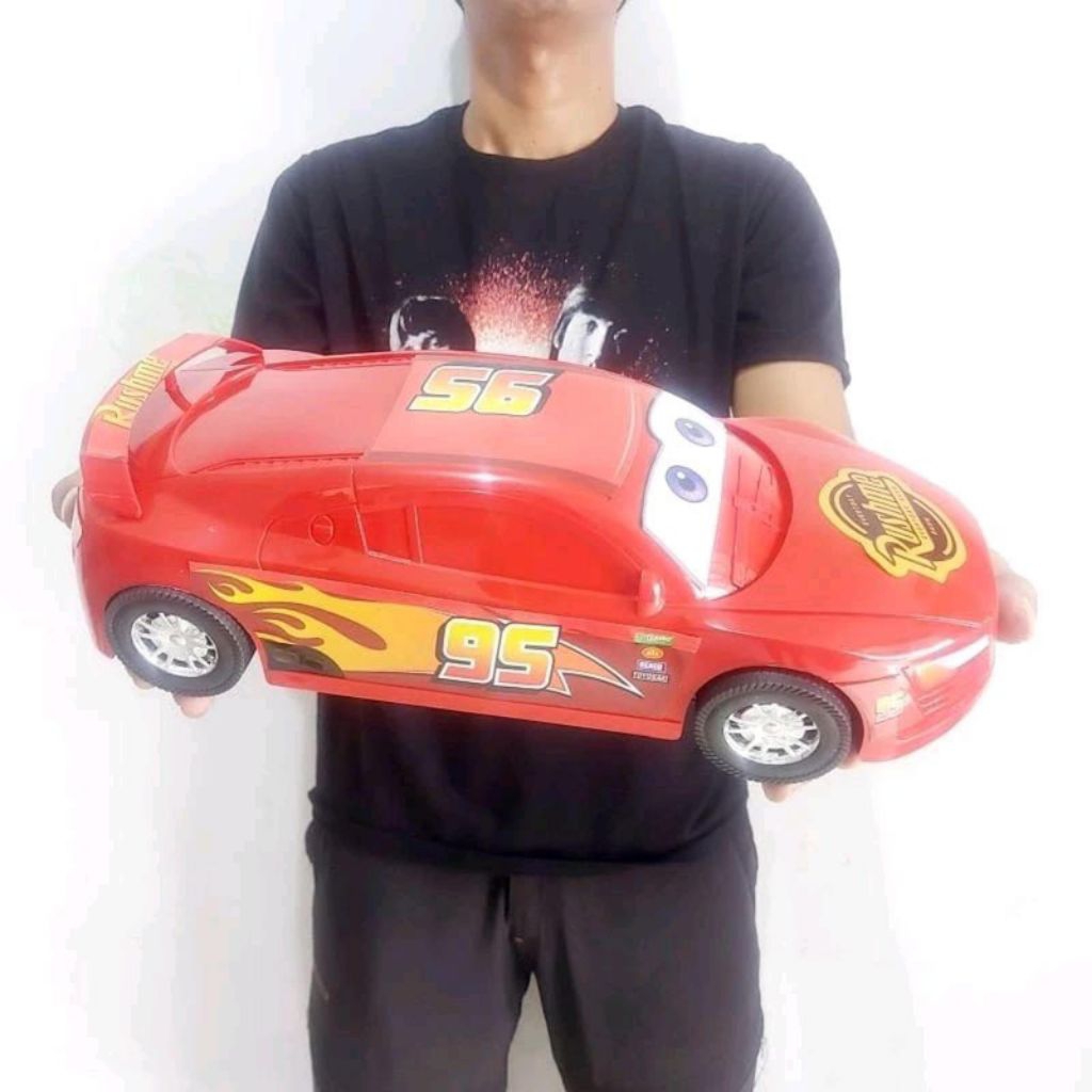 Mainan Mobil Sedan McQueen Jumbo - Mobilan Cars Besar Anak Laki Cowok