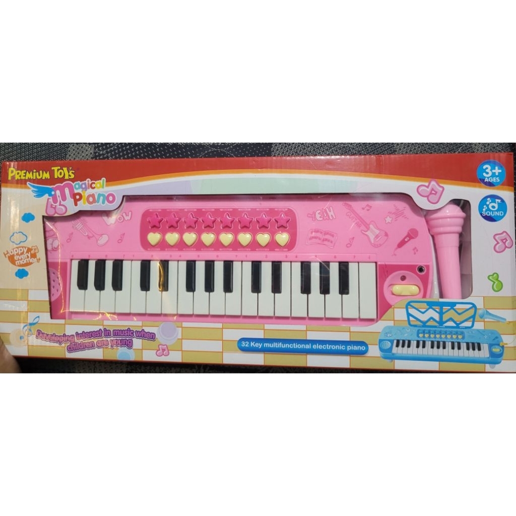 mainan edukasi anak piano, magical piano
