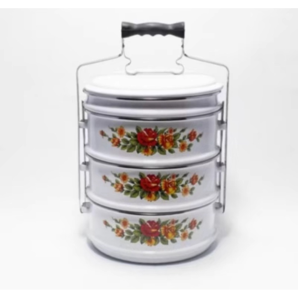 rantang maspion / rantang tenong 24cm susun 3,5 maspion / rantang enamel maspion