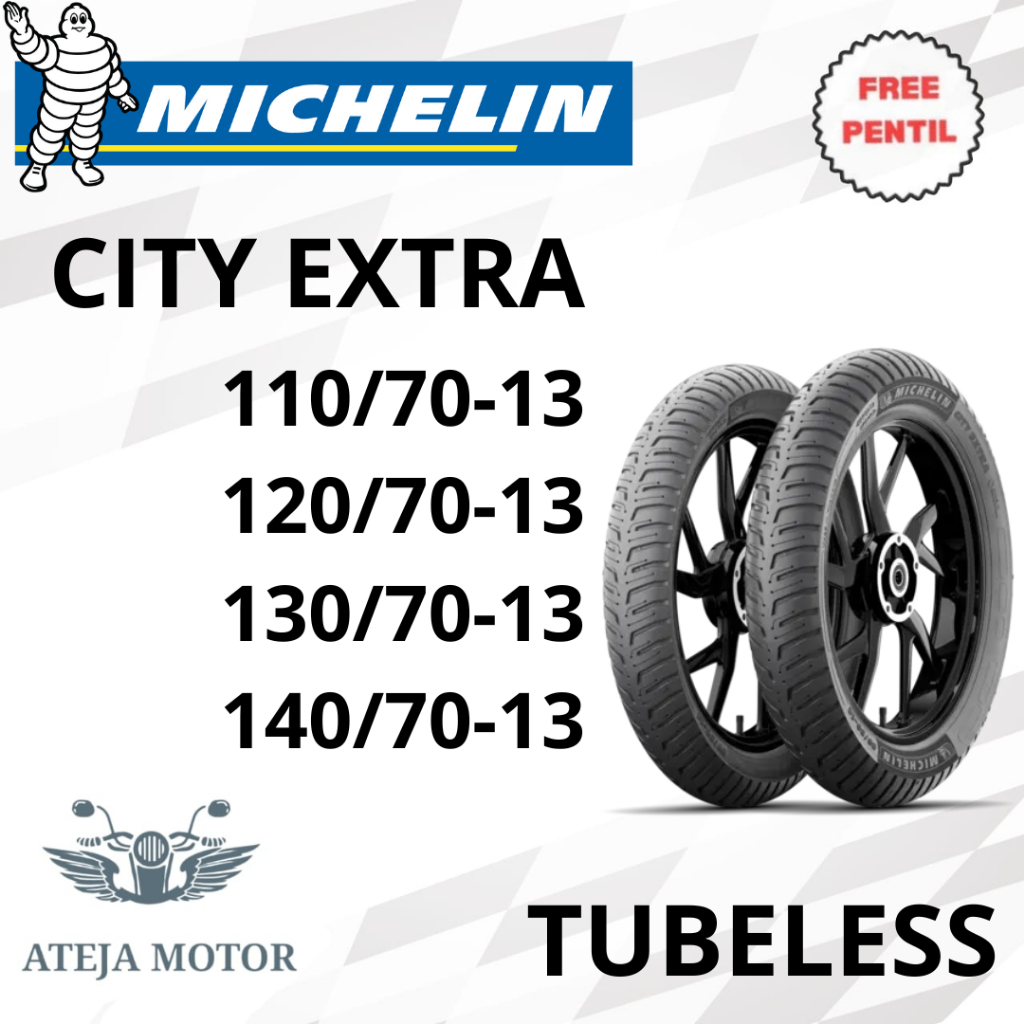 Michelin City Extra 110/70-13120/70-13 130/70-13 140/70-13 Ban Tubeless Ring 13 Ban NMAX Ban Micheli