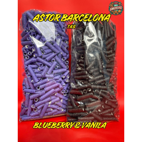 1 KG ASTOR BARCELONA / ASTOR BLUEBERRY / ASTOR VANILA / ASTOR / WAFER ROLL CREAM