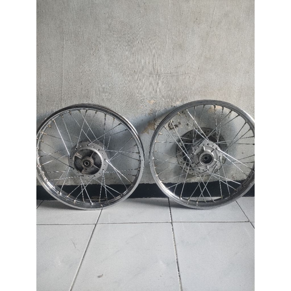 velg depan belakang Supra x Supra lama original