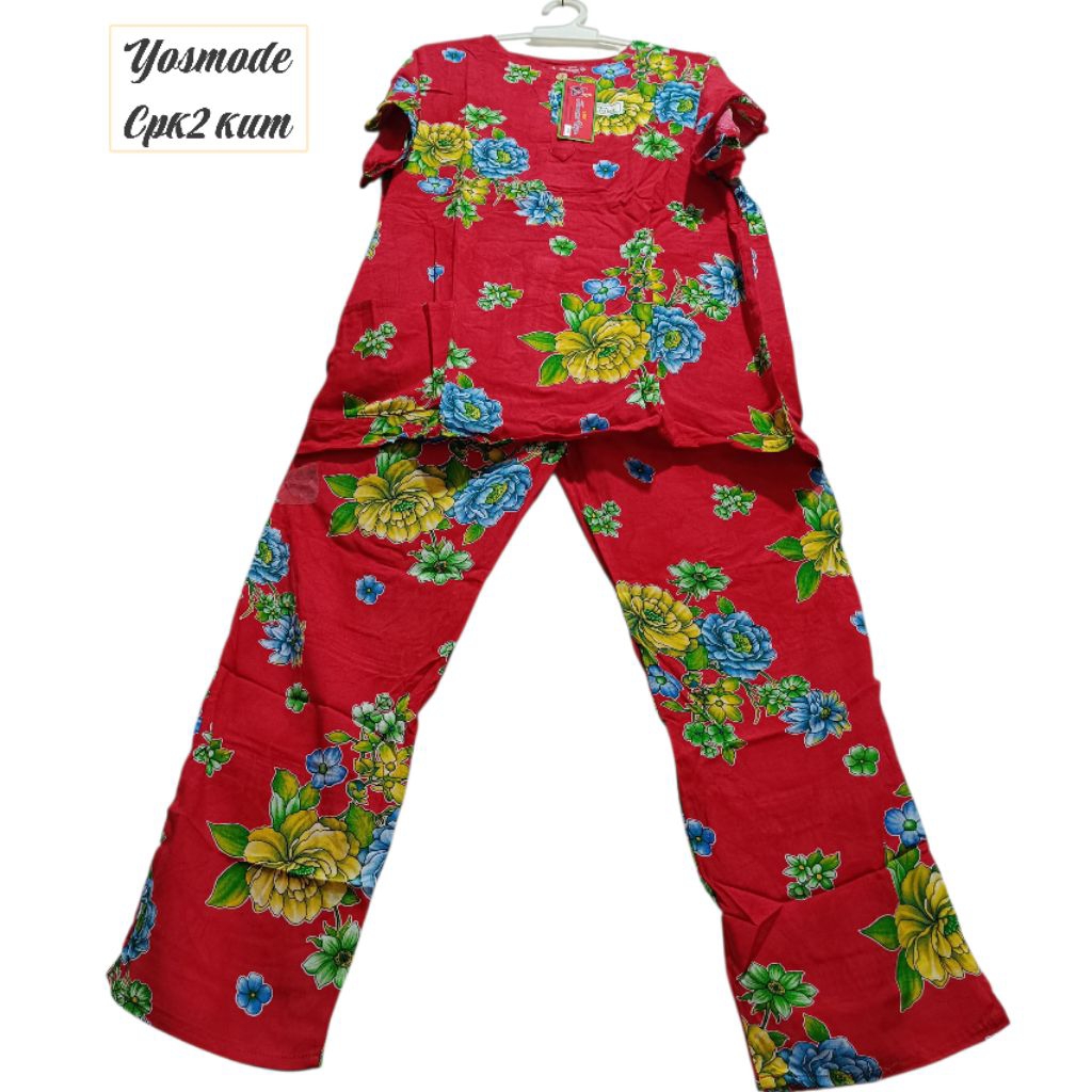 STELAN CPK2 KENCANA UNGU SETELAN CELANA WANITA PANJANG LENGAN PENDEK STELAN ORGINAL BATIK KENCANA UN