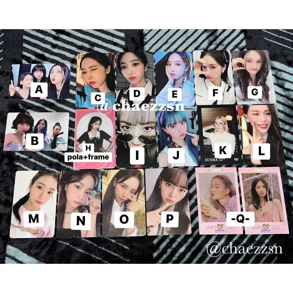 pc photocard official gfriend gf viviz official sinb eunha umji sowon yuju yerin