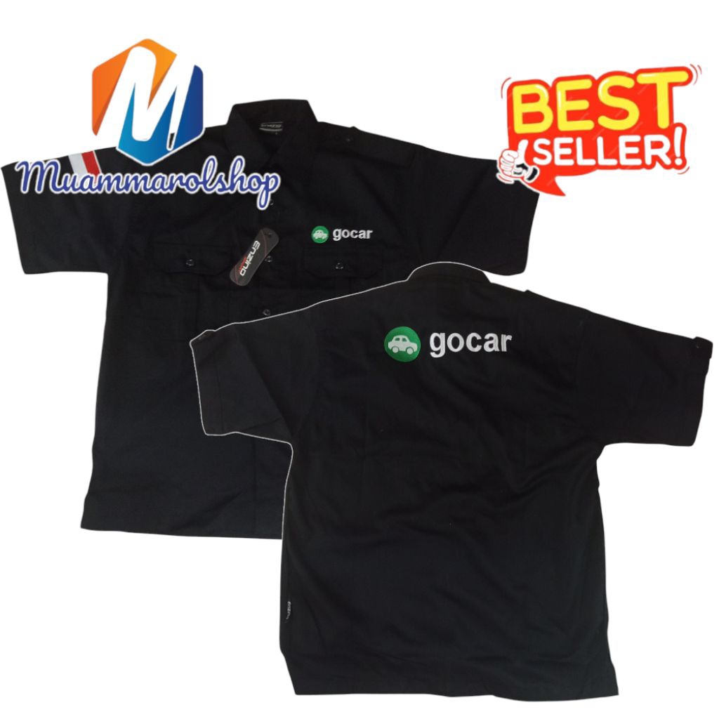 kemeja gocar kemeja seragam gocar baju gocar