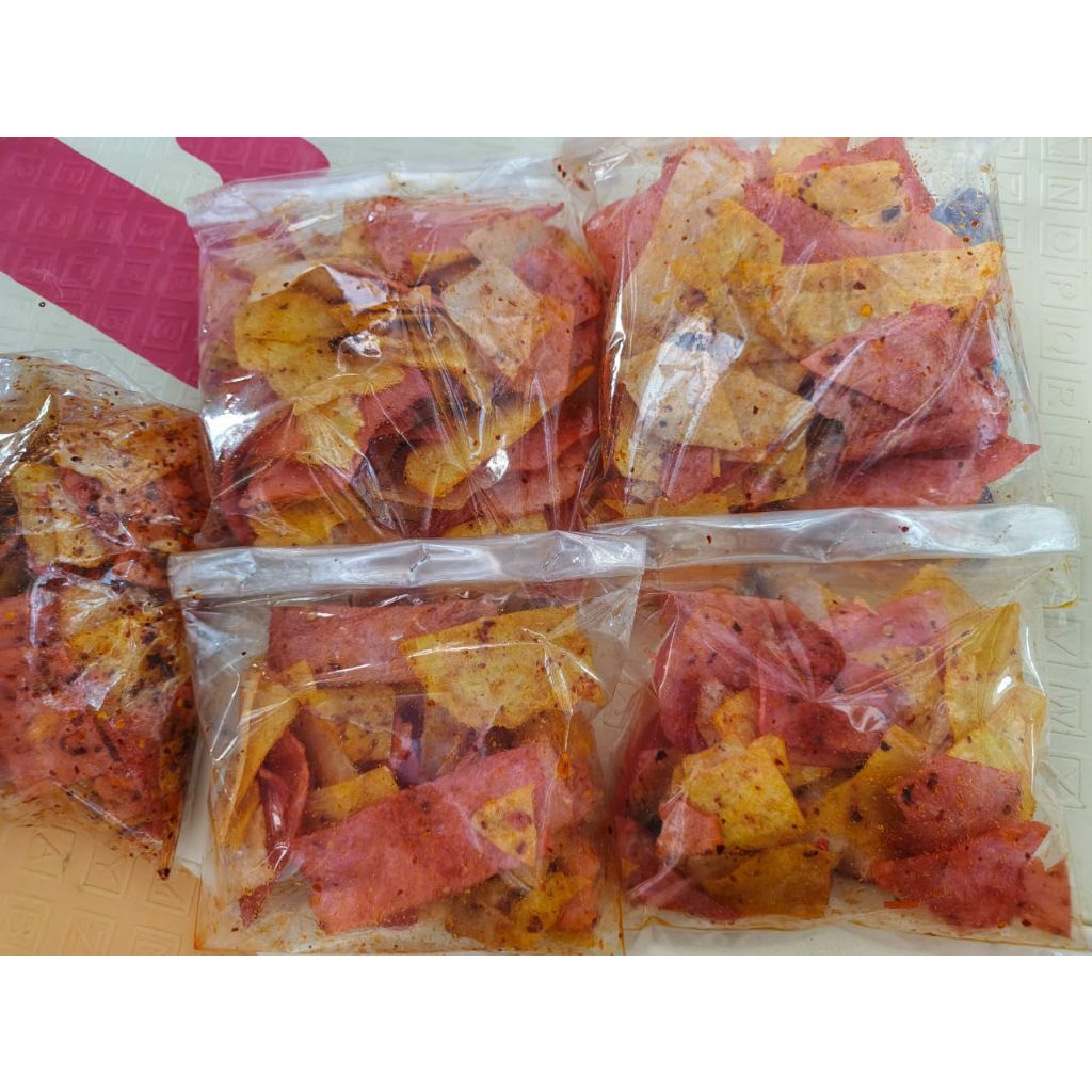 lakar open / kerupuk oven / seblak kering / seblak bantet