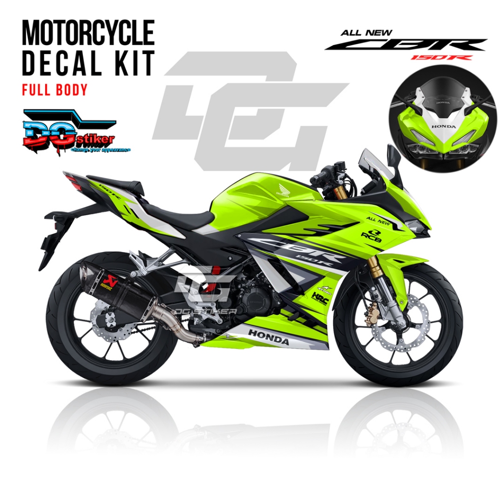 PROMO COD - Decal CBR 150R K45R 2021 2022 2023 Full Body Decal Sticker Motor CBR K45R Full Body