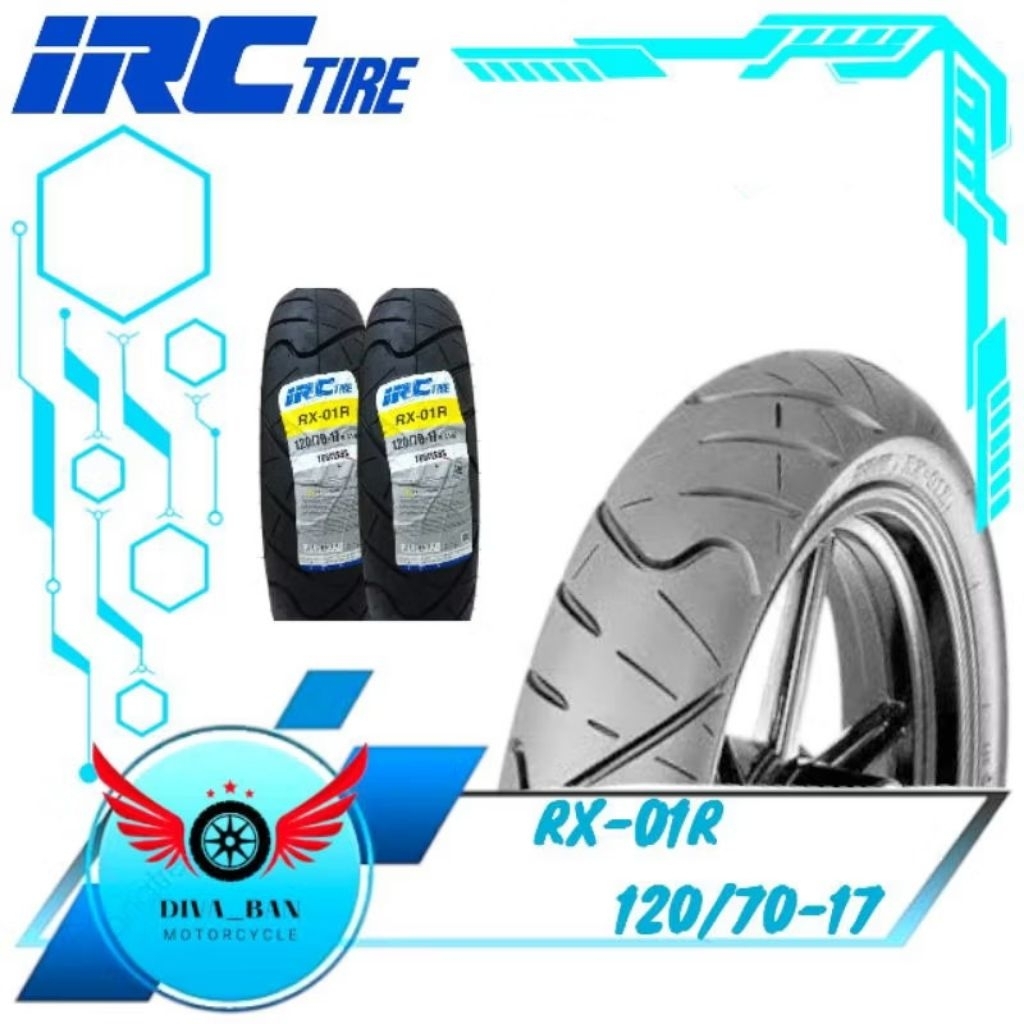 BAN TUBELESS IRC RX-01R 120/70-17