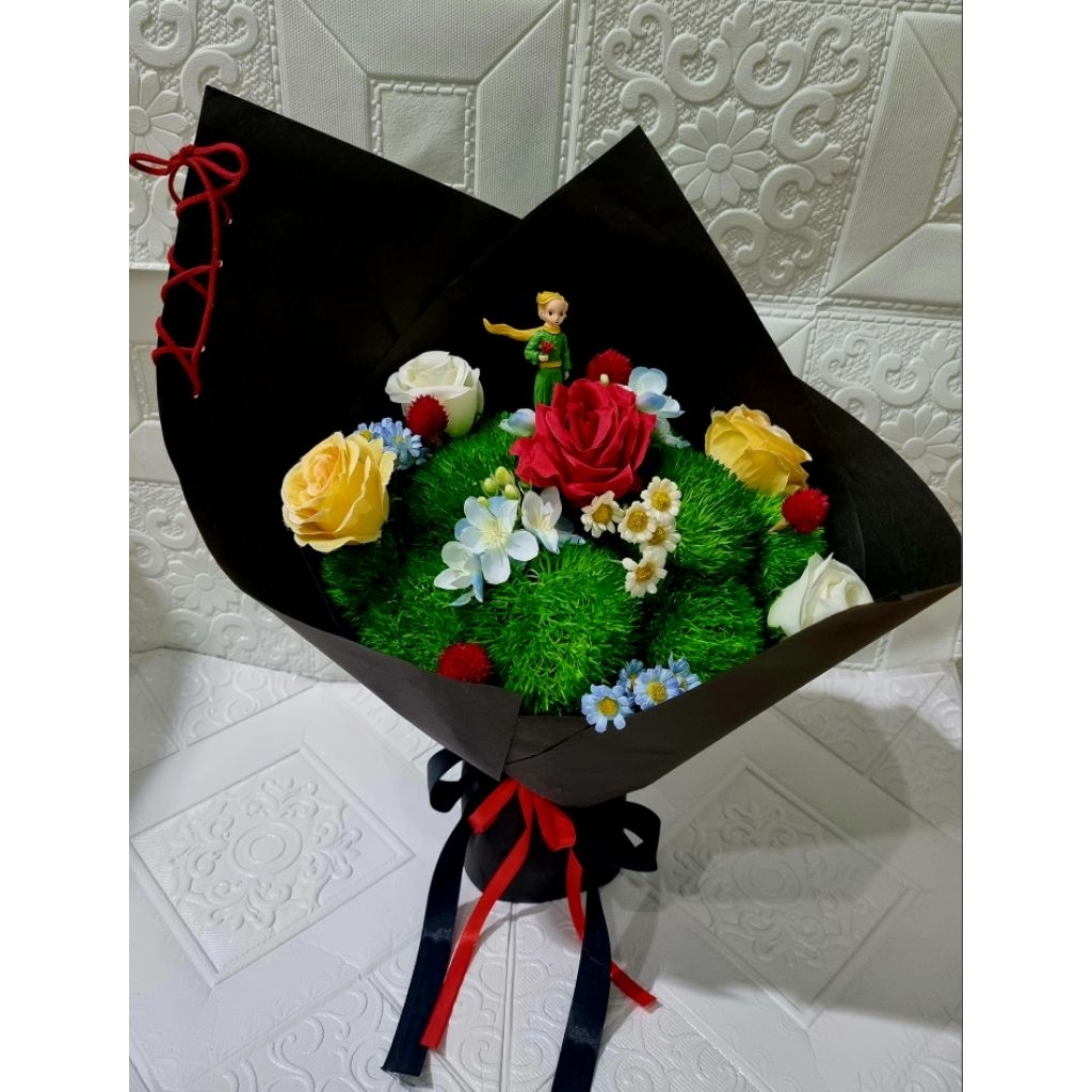 Buket Bunga Little prince + paper bag