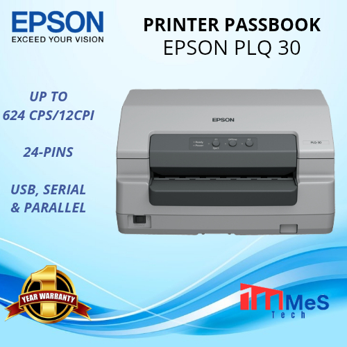 PRINTER EPSON PLQ 30 || PRINTER PASSBOOK PLQ 30 || PRINTER PLQ 30 GARANSI 1 TAHUN