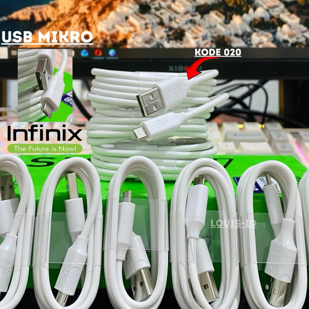 kabel data infinix mikro/micro original copotan dari dus hp kode kabel 020