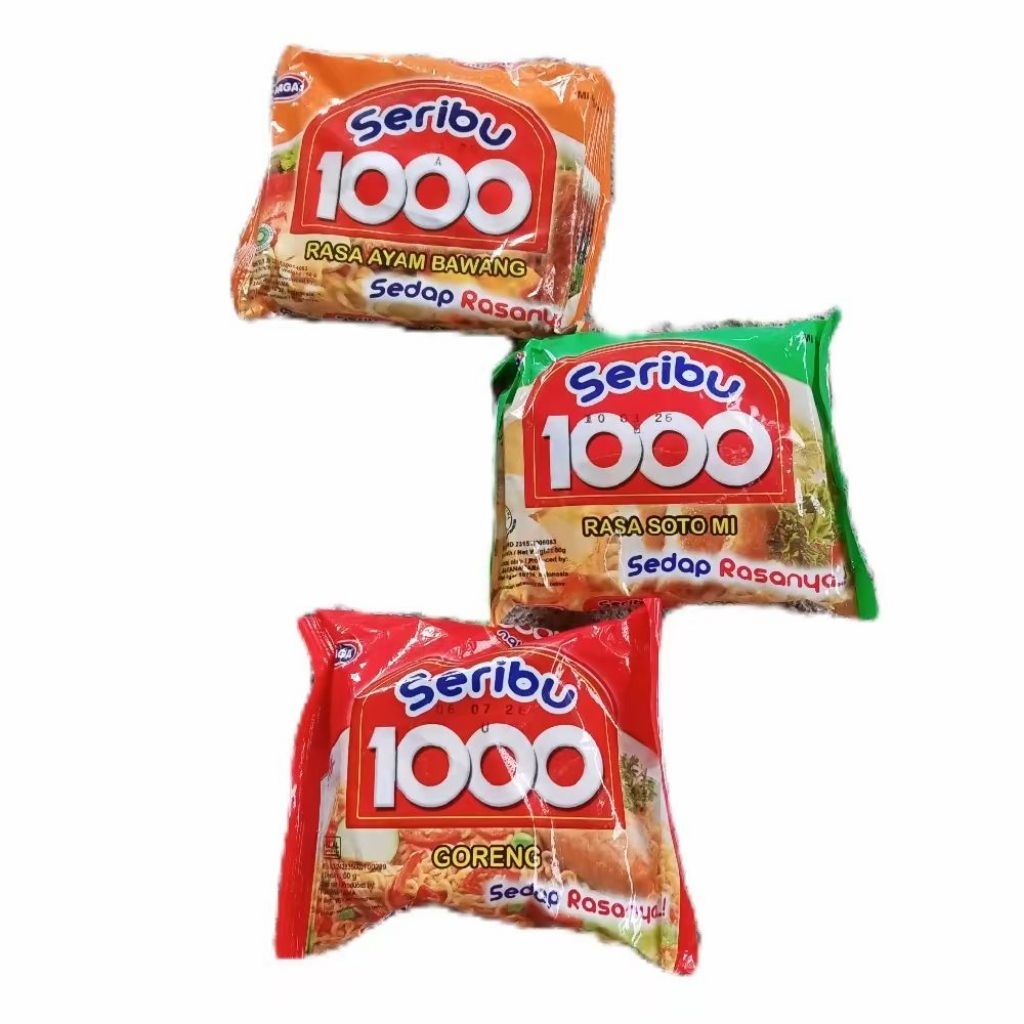 MIE GAGA 1000 KUAH AYAM BAWANG | SOTO |GORENG NETTO 50 GR murah