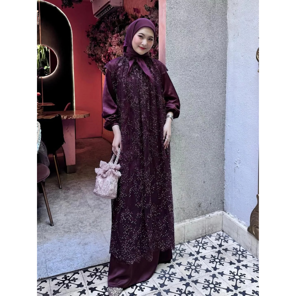 GAMIS BROKAT TERBARU 2026 MODEL BARU RENATA DRESS GAMIS KONDANGAN PREMIUM MEWAH