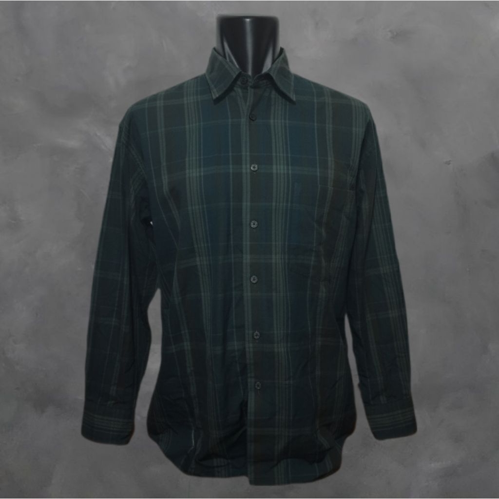 KEMEJA KATUN UNIQLO MOTIF [XXL]