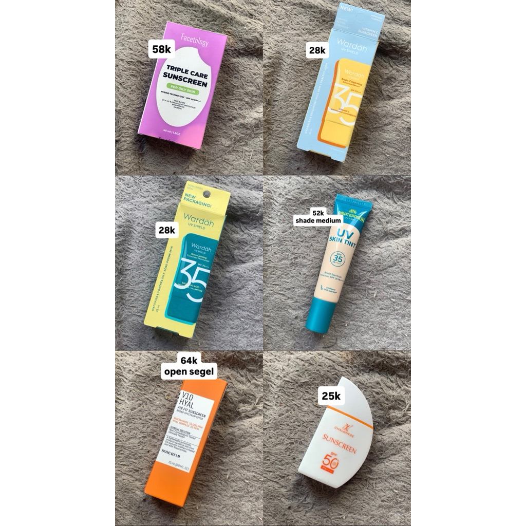 JUAL PRELOVED WARDAH SUNSCREEN