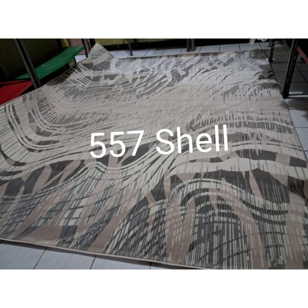 Karpet Permadani MegaJumbo 260x330 cm Bianco Abstrak Minimalis