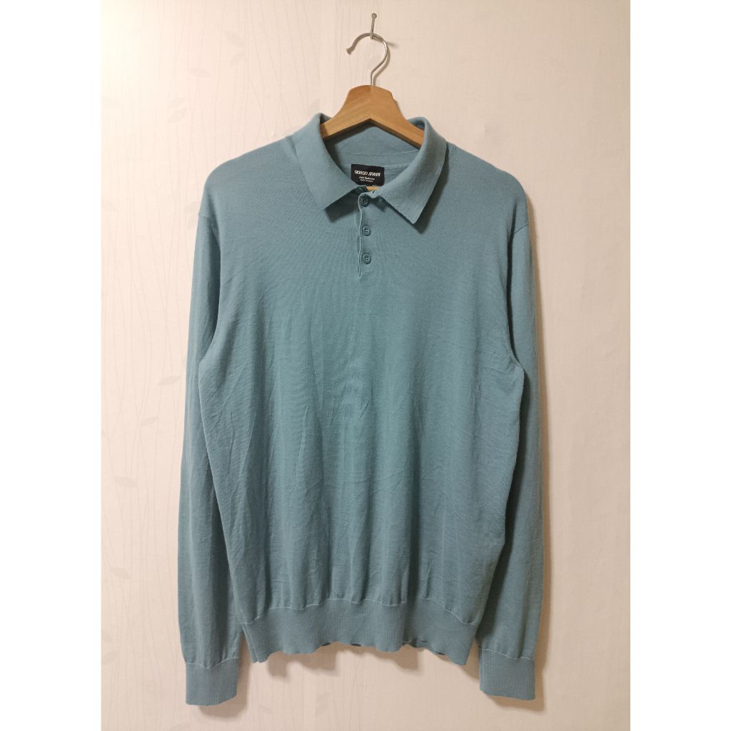 POLO SHIRT KNITWEAR BY GIORGIO ARMANI SECOND ORIGINAL