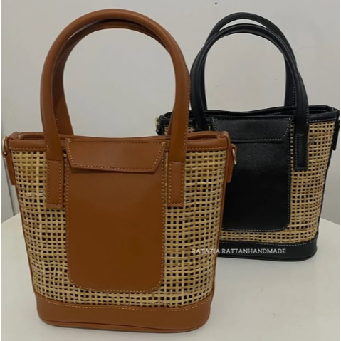 Aurelia Bag Tas Rotan Modern Kulit Sintetis Fashion Wanita - KL JS