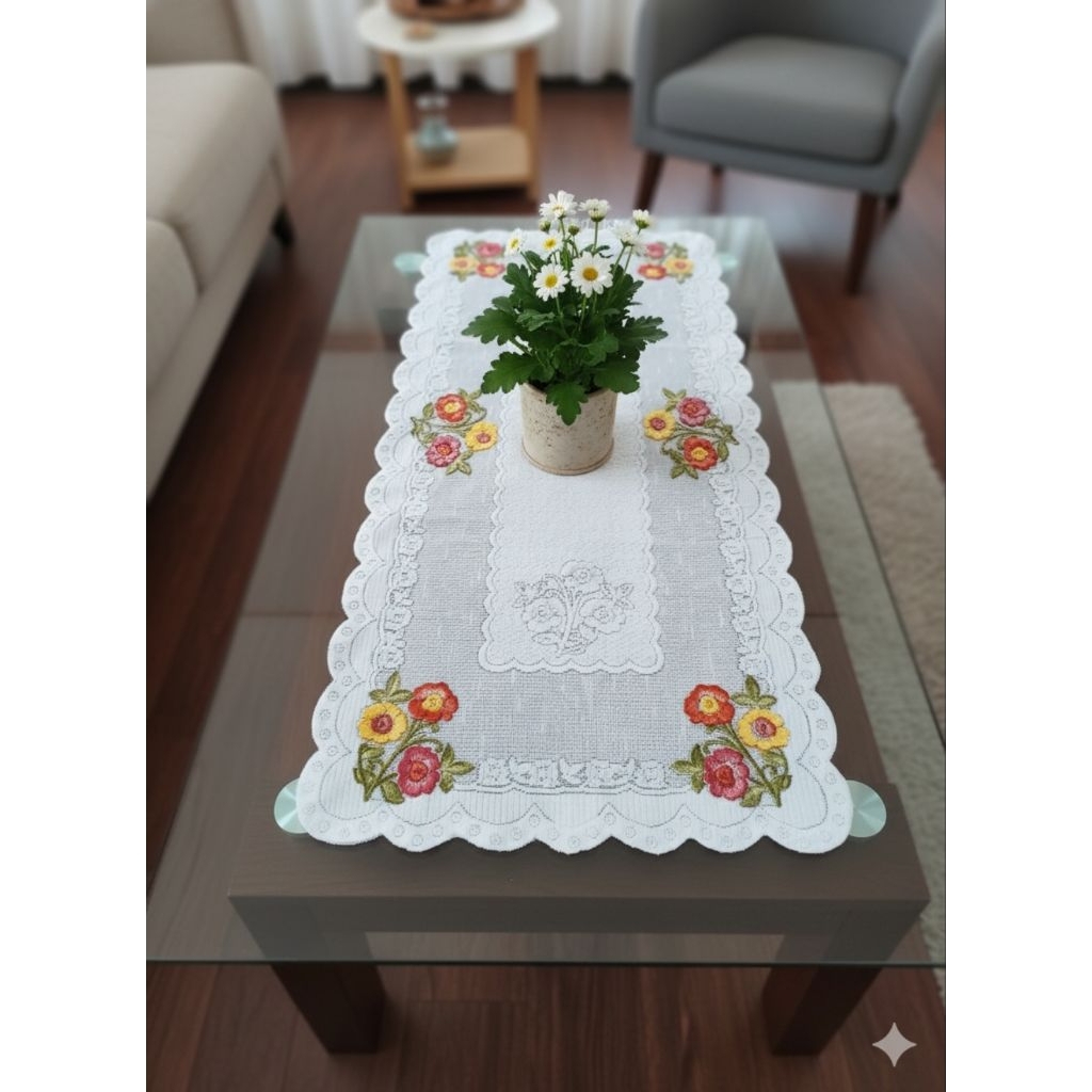 taplak meja tamu poliester taplak meja anjoly taplak meja mewah