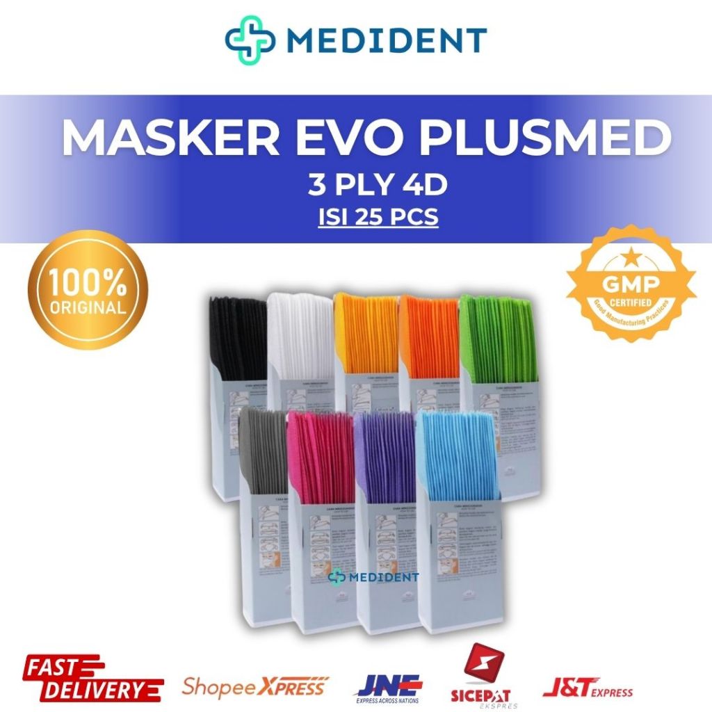 Masker Evo Plusmed / Masker Evo / Masker Earloop / Masker Medis / Masker Medis Evo