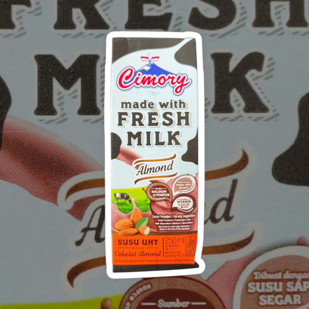 #ANDREMARTMINUMAN# Cimory Fresh Milk rasa Almond