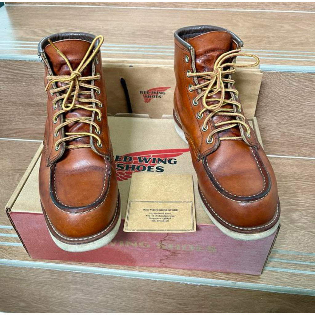 Red Wing 875 Oro Legacy Moc Toe size 8 D // 41 // 26cm