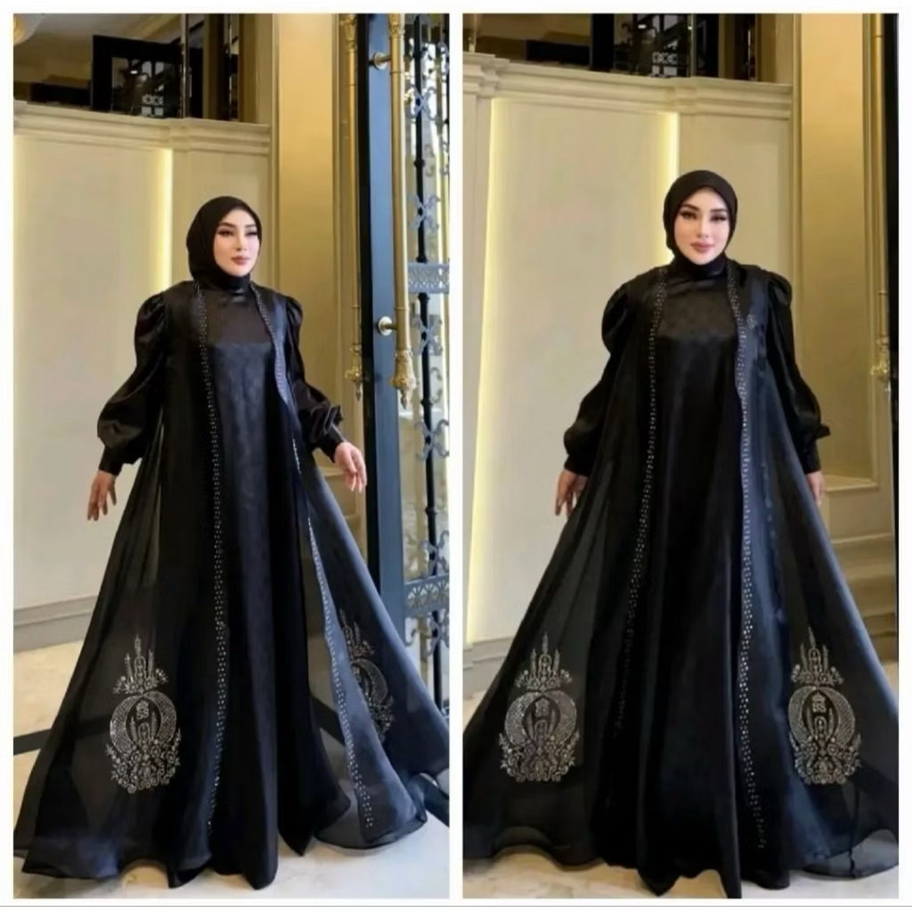 Dress Gamis Shella saukia premium ori