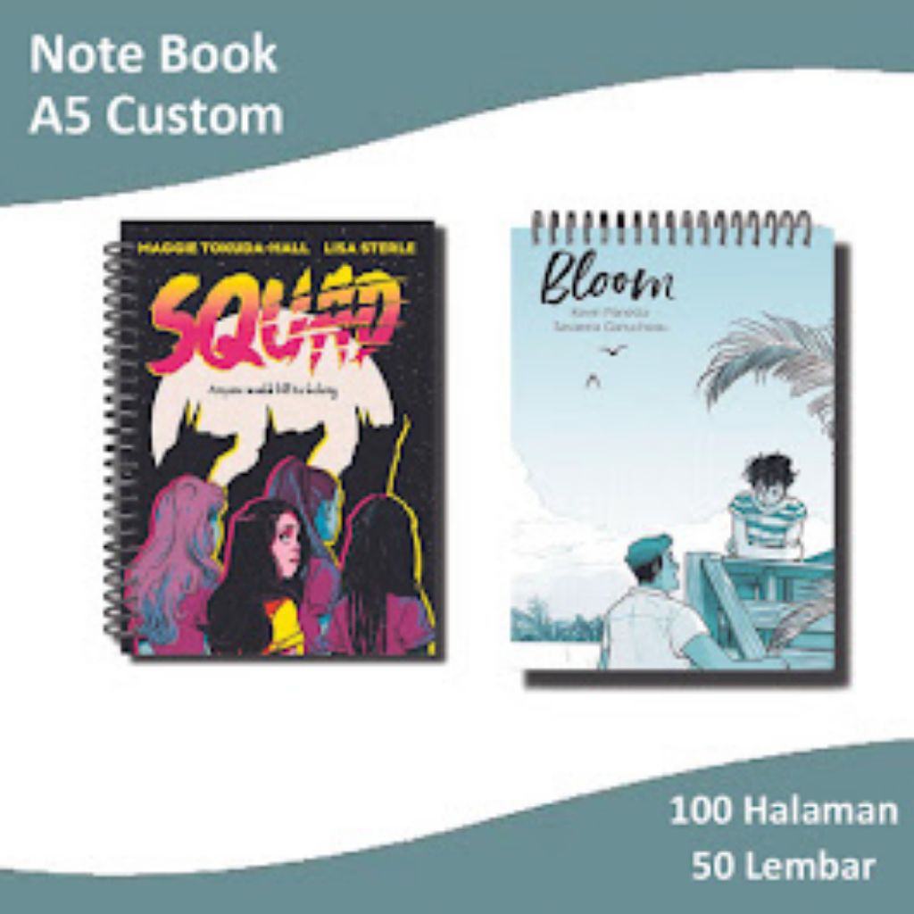Cetak Notes Custom/Notebook A5-A6