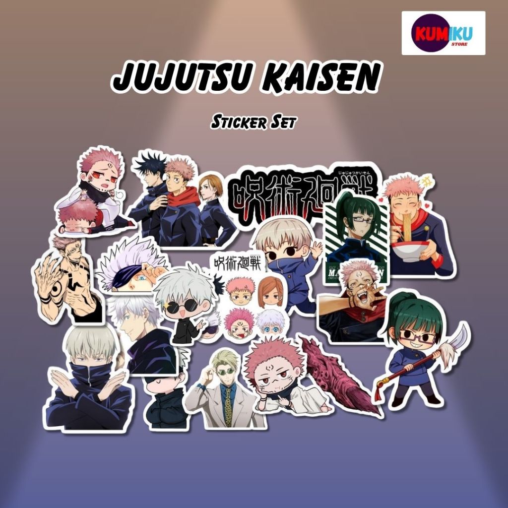 Sticker Anime Jujutsu | Sticker Aesthetic | Sticker Kpop | Sticker Anime | Sticker Laptop | Tumbler
