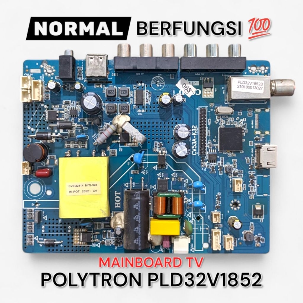 MB TV POLYTRON PLD32V1852 - MAINBOARD TV POLYTRON PLD32V1852 - MESIN TV POLYTRON PLD32V1852 - POLYTR