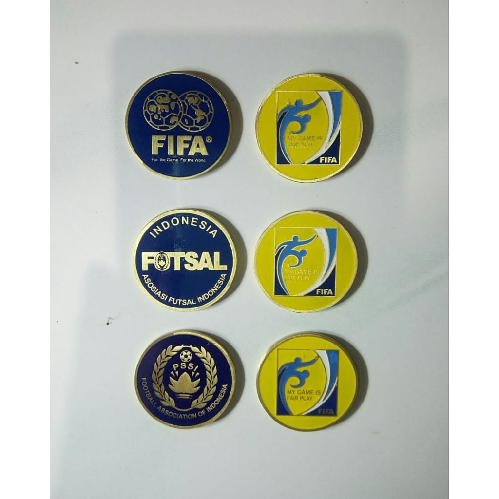 Koin Wasit Sepakboka / futsal bahan logam