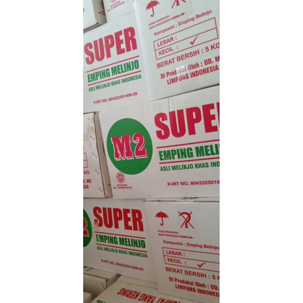 kripik blinjo putih M2 1dus @ 5kg