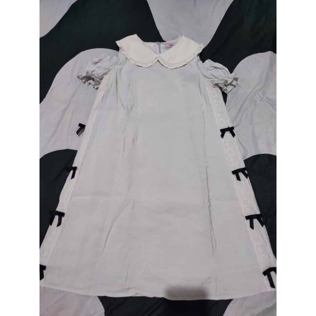 Ank Rouge Dress Kawaii Lace Pita Offshoulder