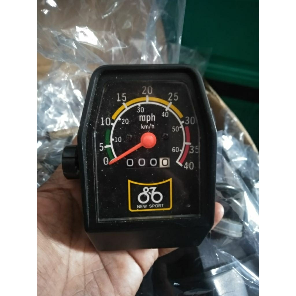 Speedometer Analog Manual Sepeda balap robot new sport Made in Taiwan NOS MULUS MULUS SIMPANAN TOKO