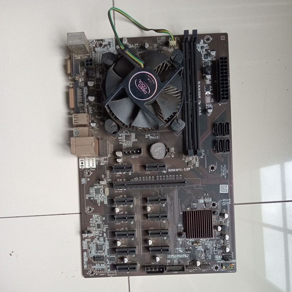 MATI TOTAL MAINBOARD MOTHERBOARD b250 btc 12p